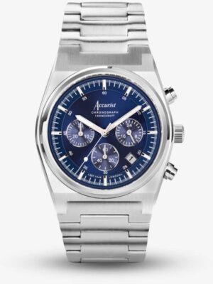 Accurist Origin Blue Dial Chronograph Watch 70001