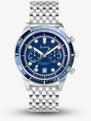 Accurist Dive Windmere Blue Chronograph Watch 72004